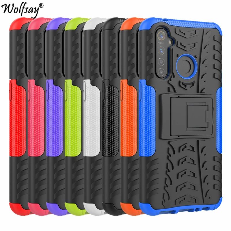 wolfsay case for oppo realme 5i case soft rubber plastic case for oppo realme 5i cover shockproof kickstand fundas free global shipping