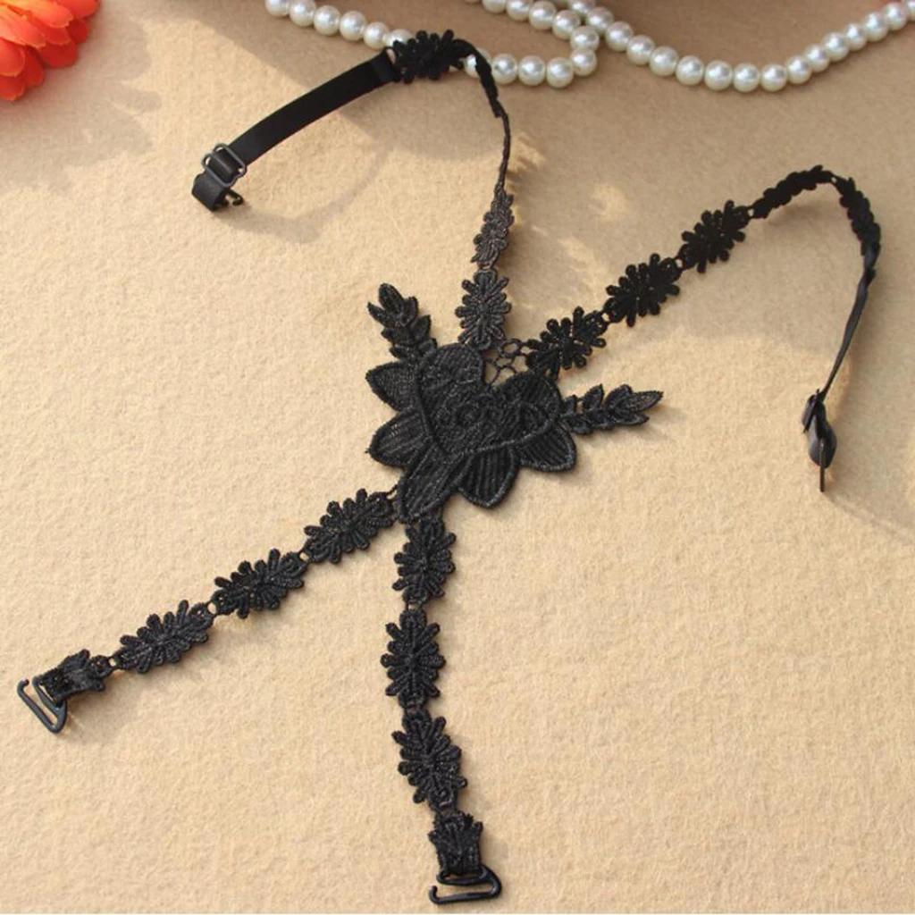 

Sexy Bra Strap Butterfly Lace Cross Shoulder Back Bra Strap Replacement for Women