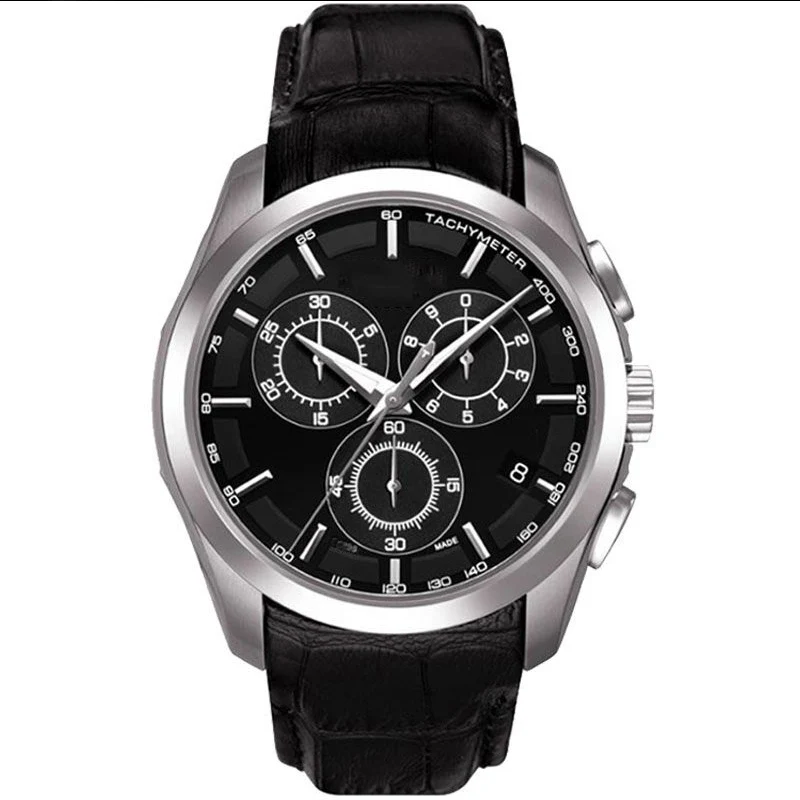 

Часы Tissot Мужские механические, брендовые водонепроницаемые наручные автоматические, с хронографом