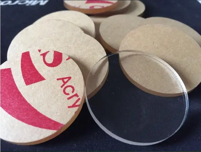 4 мм 30 шт. высокая прозрачность акриловый круглый твердый пластик Оргстекло