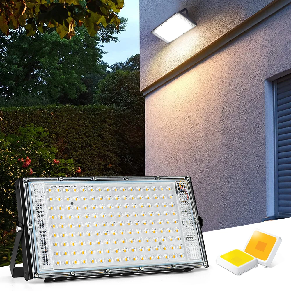 

Led Flood Light 150W AC 220V 240V LED Floodlight Outdoor Spotlight Landscape Lighting IP65 Waterproof Reflector Street Lamp
