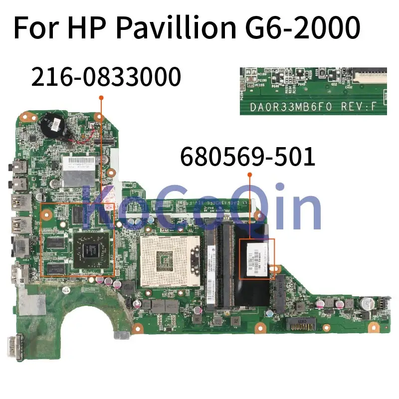 DA0R33MB6E0 материнская плата для ноутбука HP павильон G4-2000 G6-2000 G7-2000 DA0R33MB6F1 680569-001 680569-501