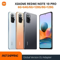redmi note 10 pro global version 664128 8128 xiaomi smartphone 108mp camera snapdragon 732g 120hz amoled display nfc
