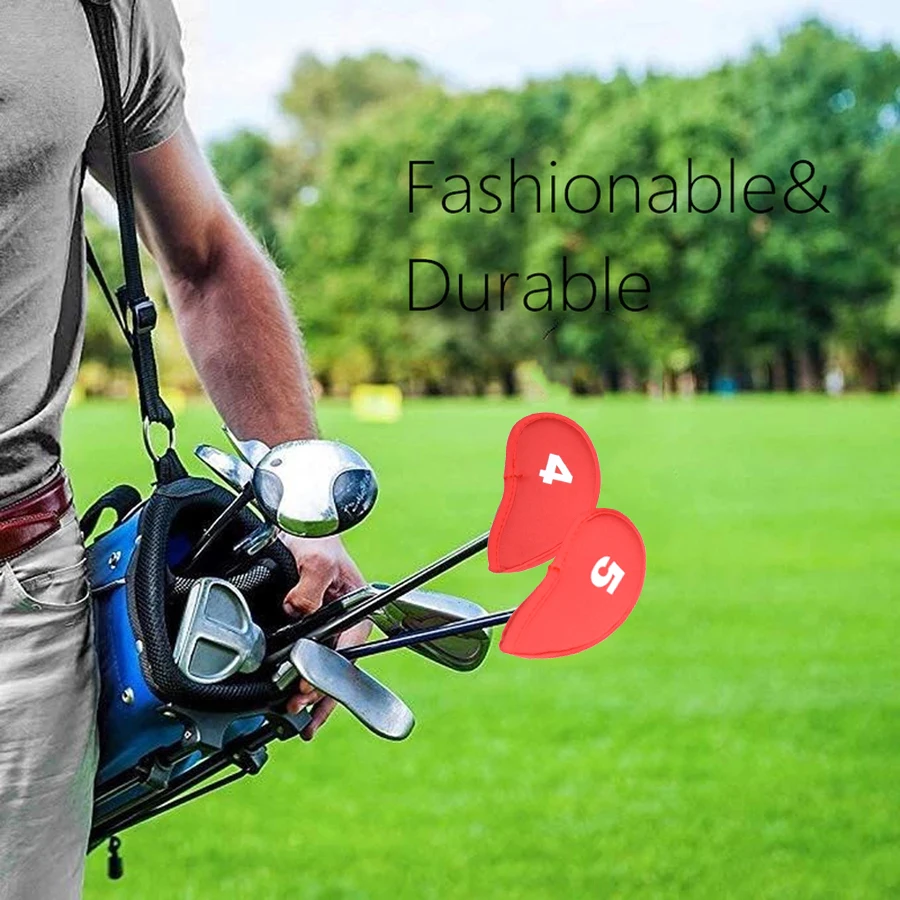 10 шт./компл. защитные головные уборы IronHead для гольф-клуба черные/красные/синие |