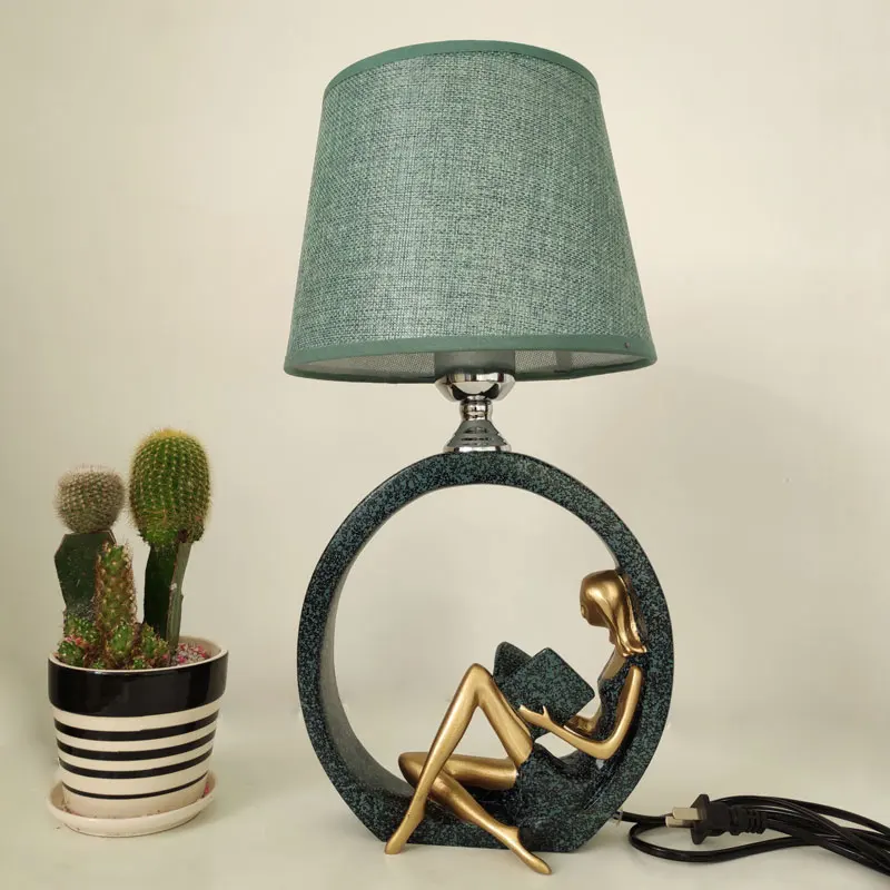 Скандинавские современные настольные светильники для девочек стоячий