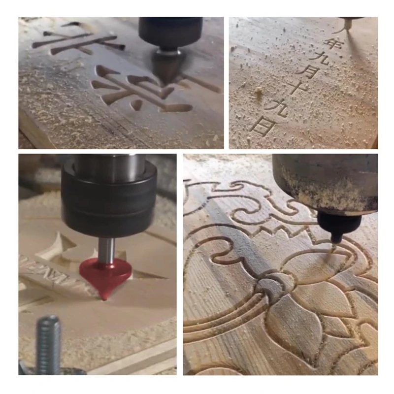 

8mm shank 60/90/120/150 degrees 3D Router Bits CNC V-shape computer engraving knife woodworking milling cutter