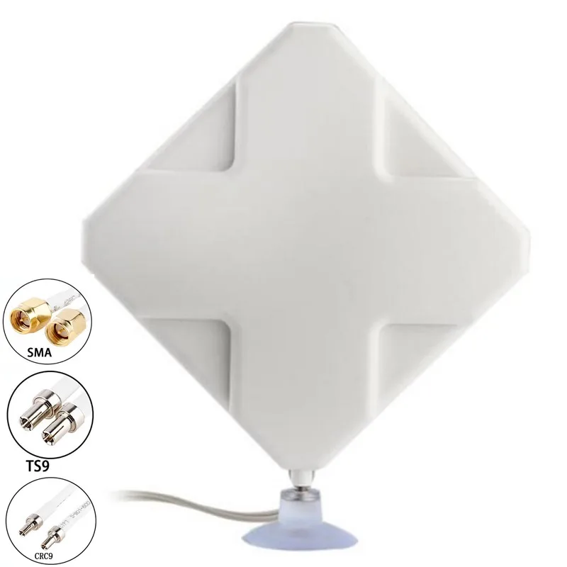 Антенна JX 4G Omni 35dBi 2xSMA TS9 CRC9 коннектор для маршрутизатора 3G USB модем|Антенны связи| |