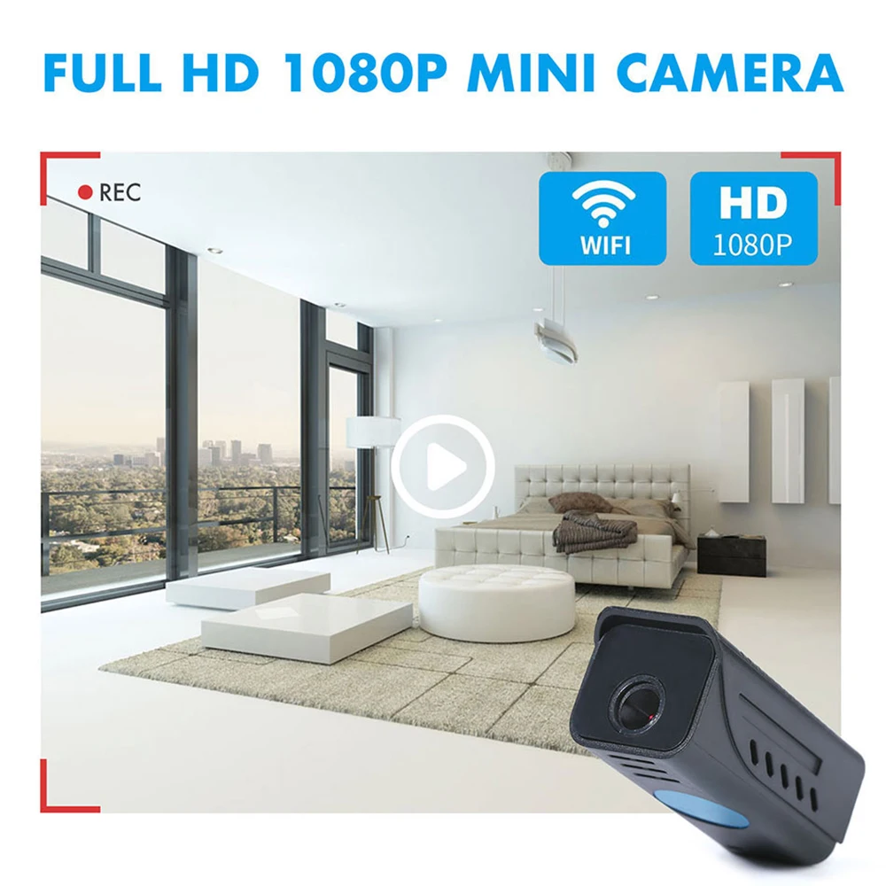Мини HD видеокамера ночного видения умная сеть микро беспроводная H9 wi-fi домашняя