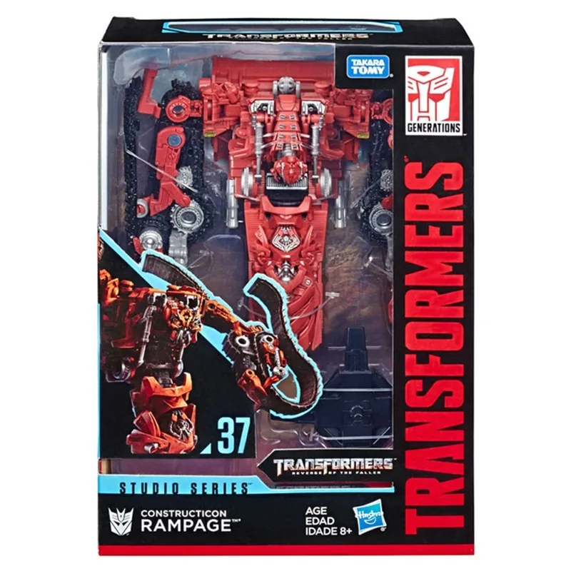 

Original Hasbro Transformers Toys Voyager Class Movie 2 10th Studio Series SS37 Rampage Action Figure Model Toys for Children