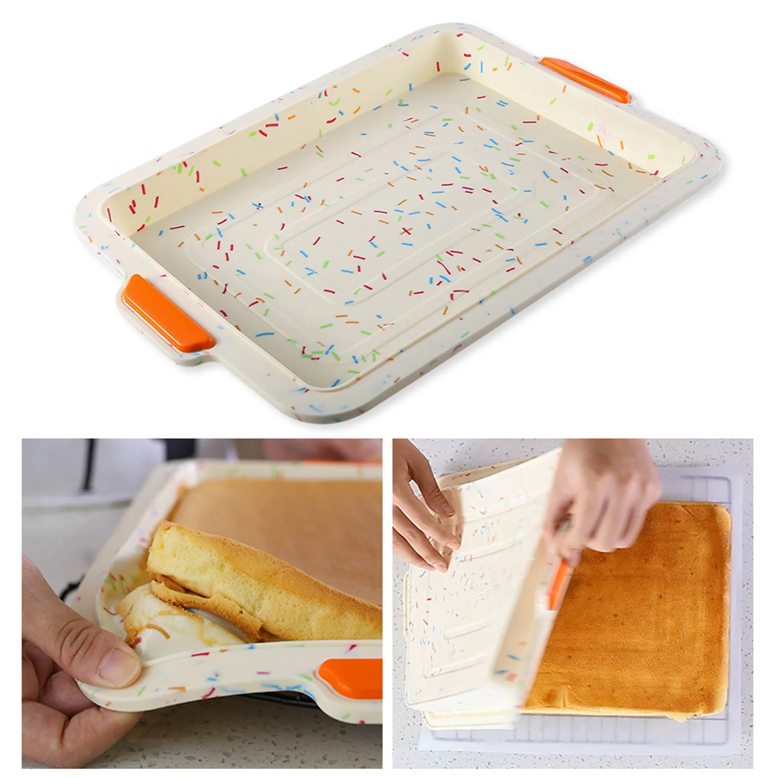 Форма для выпечки из пищевого силикона форма в рулоне антипригарная посуда