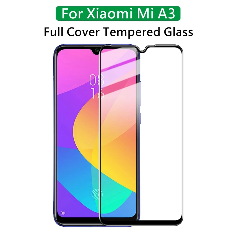 For Mi A3 High alu mi num Full Gule взрывозащищенное Закаленное стекло для Xiaomi mi A3 Защитная пленка для экрана - Цвет: For Mi A3