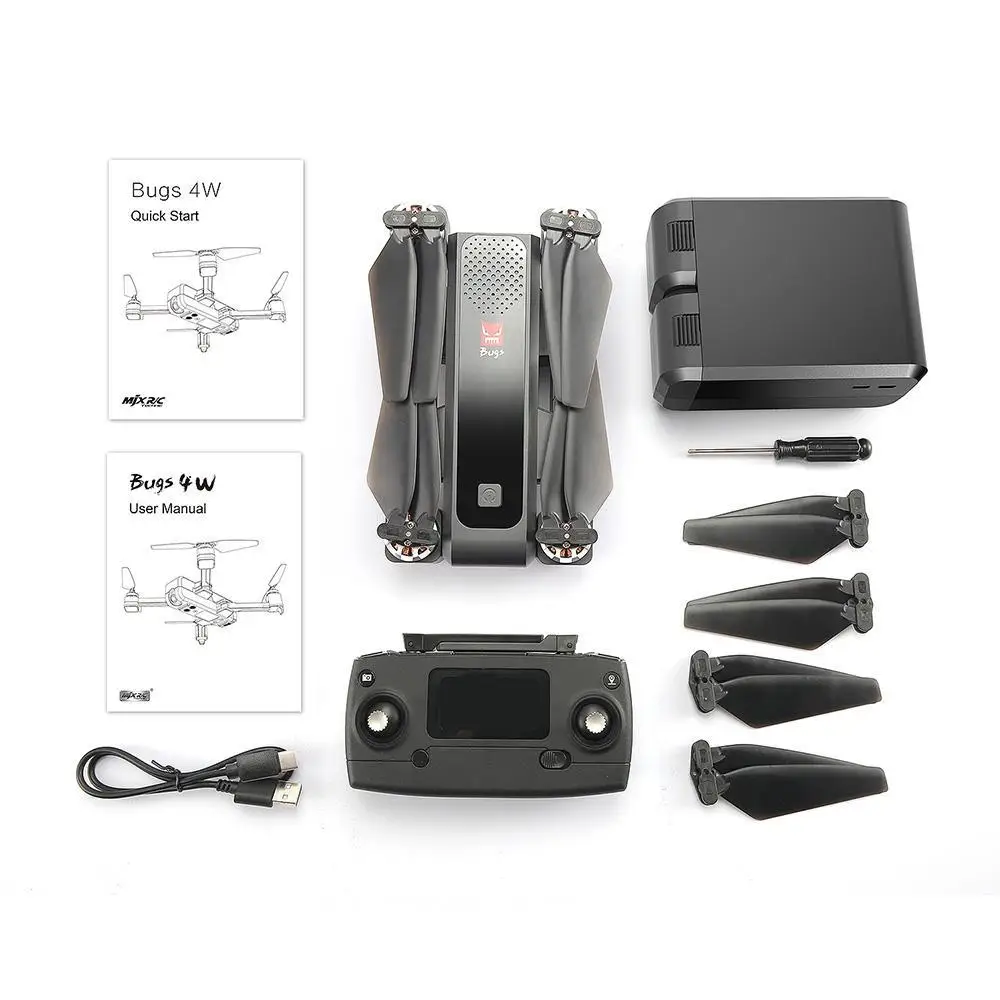 

MJX B4W 5G WIFI FPV 40km / h With 2K HD Camera Ultrasonic GPS Foldable Brushless RC Drone Quadcopter RTF 12h Using time