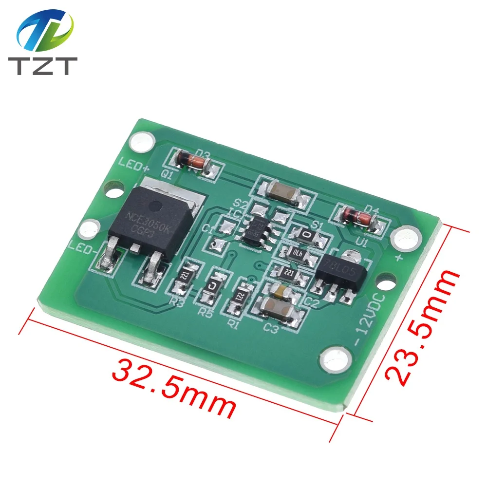 Емкостный сенсорный переключатель TZT модуль с кнопочной кнопкой защелкой и реле