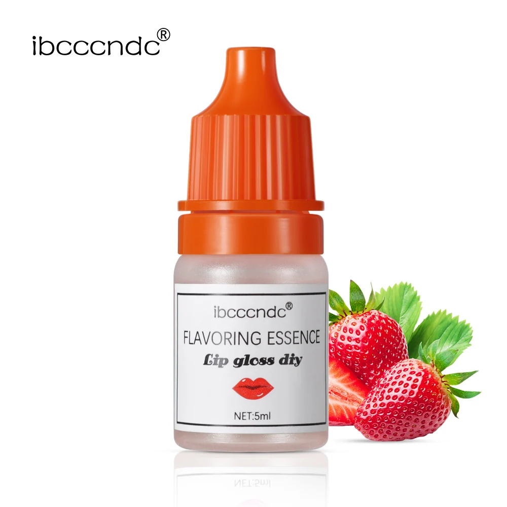 ibcccndc Strawberry Flavor Essence Handmade Cosmetic Lip Gloss Base Lipgloss DIY Safe  Fragrance Flavoring Essential oil