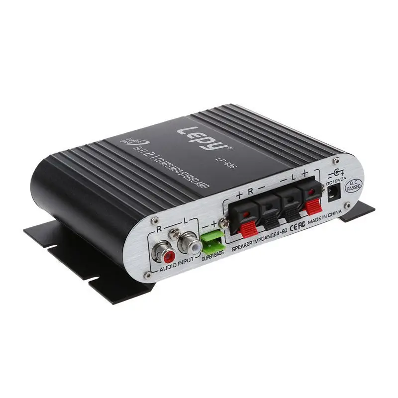LEPY 200 Вт 12 в Hi Fi усилитель стерео для авто мотоцикла радио MP3|Операционные