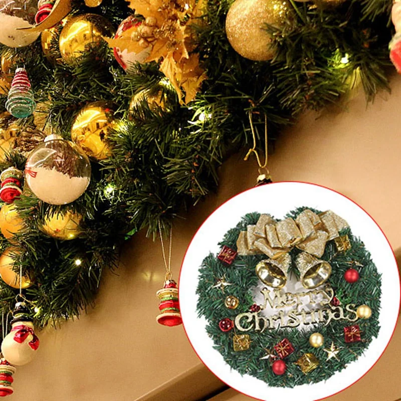 

Christmas Decoration Wreath 30Cm Christmas Wreath Door Hanging Christmas Gifts Christmas Vine Ring Christmas Wreath