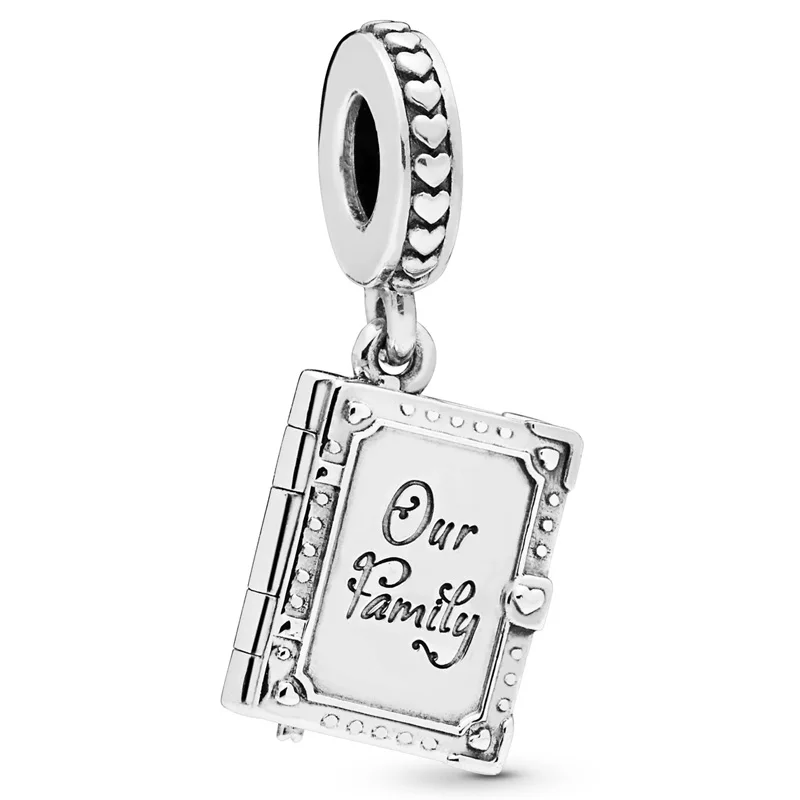 

Original Family Book Our Family To My Mother Pendant Charm Diy Jewelry Fit 925 Sterling Silver Bead Popular Bracelet Necklace