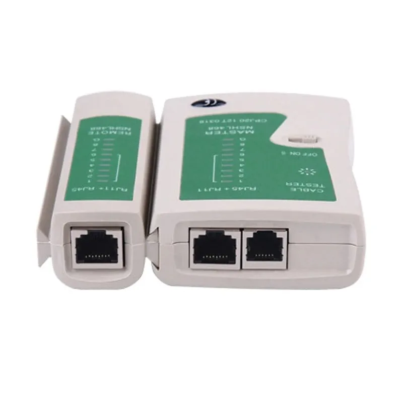 

RJ-45 RJ11 RJ12 Network Cable Tester Cable Network Tester Cat5 Cat6 UTP White Detector Remote Test Tools Networking Fast Ship