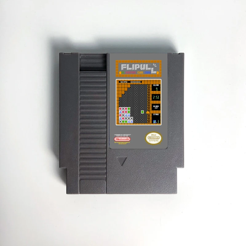 

Flipull An Exciting Cube Game Cartridge For NES Console 72 Pins