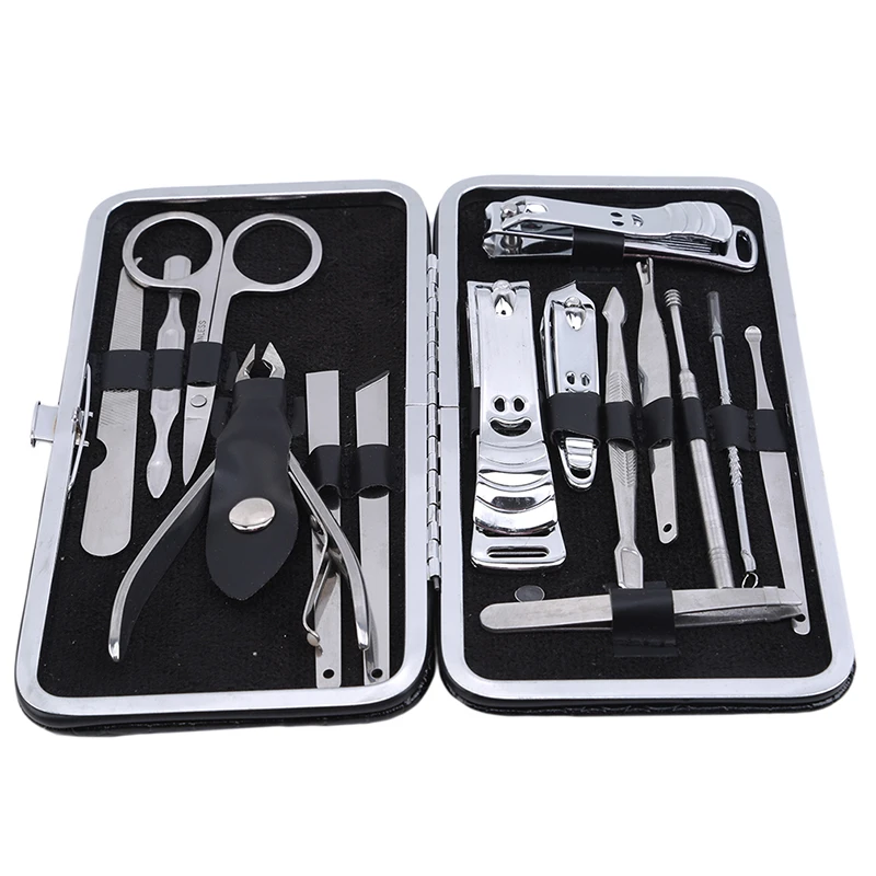

Nail Clipper Set Professional Stainless Steel Nail Scissors Clipper Tweezer Tools
