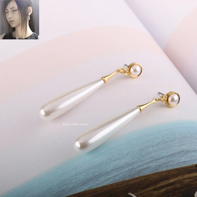Серьги финальная фантазия Tifa Lockhart для косплея prop accessories|Реквизит костюмов| |