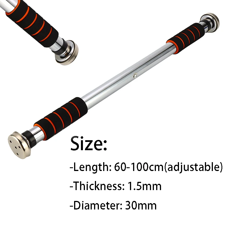 200 кг стальные регулируемые двери горизонтальные стержни для домашнего