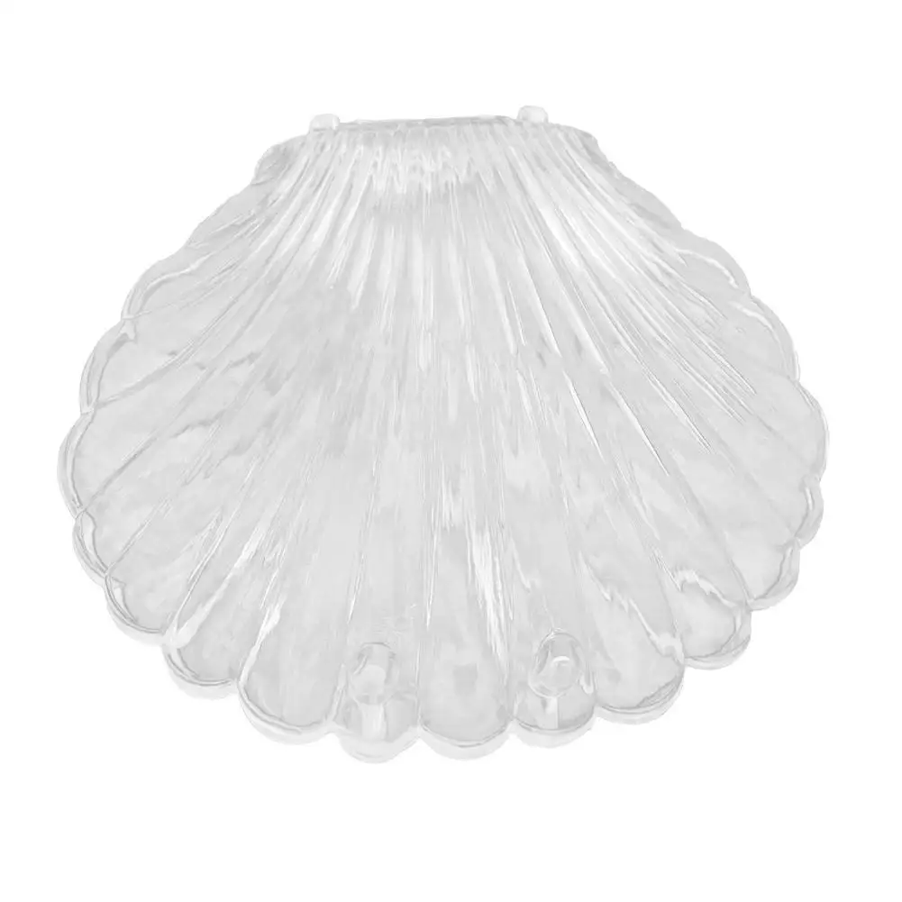 

Transparent Seashell Shape Jewelry Necklace Bracelet Storage Organizer Box Case Christmas gifts Jewelry Necklace Bracelet Stora
