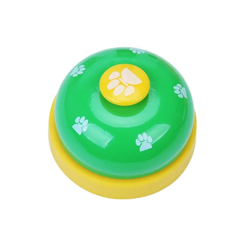 Pet Call Bell Dog Ball-Shape Paws Printed Meal Feeding Educational Toy Puppy Interactive Training Tool Supply |
