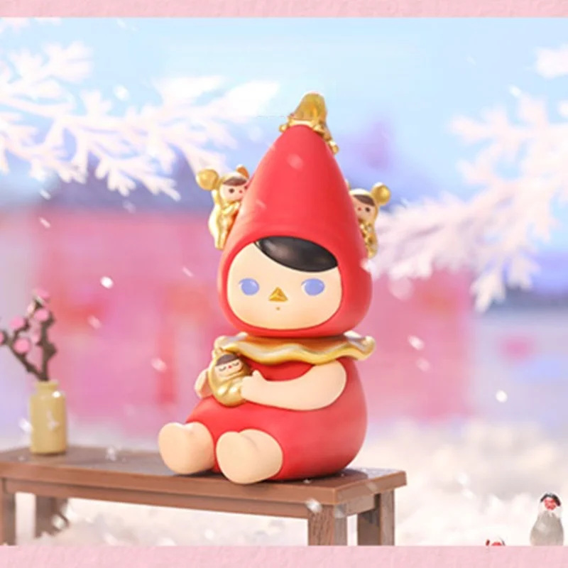 

Original POPMART Bi Qi Little Fat Mouse Baby Series Blind Box Toy Figure Confirmed Style Cute Anime Character Gift
