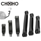 Алюминиевый 3-полосный РЕГУЛИРУЕМЫЙ УДЛИНИТЕЛЬ для шлема длинный и короткий + винт селфи-палка для Gopro Hero 10 Xiaomi yiSJCAM аксессуары