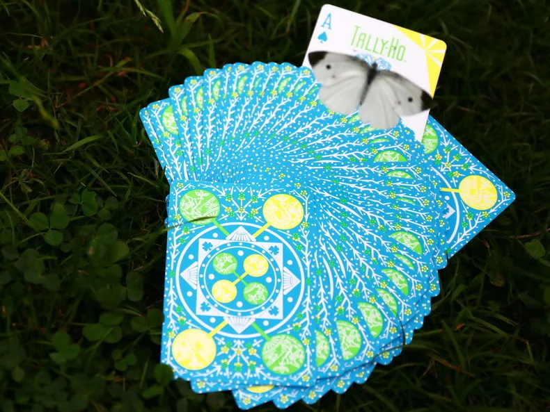2019 Tally-Ho летние Поклонники Cardistry игральные карты велосипед колода покер USPCC