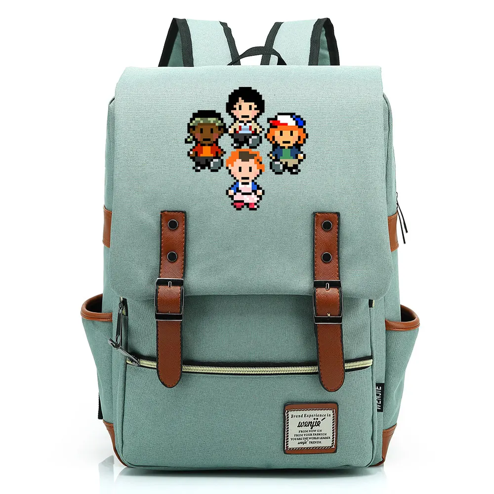Fashion TV Series Stranger Things Demogorgon Buckle Children School bag Teenagers Student Schoolbags Women Bagpack Men Backpack | Багаж и