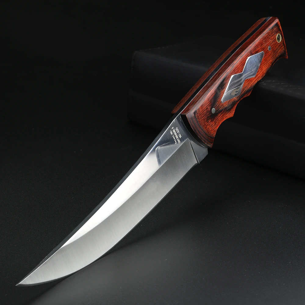 

Field Hunting Knife High Hardness Stainless Steel Survive Camping Knife Full Tang Fixed Blade Knives Outdoor Tool for Men