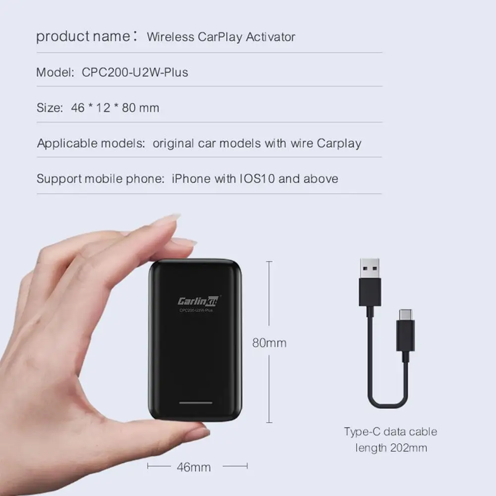 carlinkit 3 0 apple carplay wireless carplay activator for audi vw vehicle auto connect adapte carplay wireless ios 14 map free global shipping