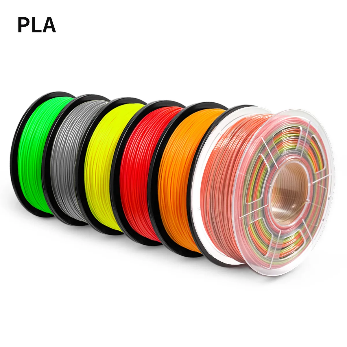 SUNLU PLA Filament 6 rolls1kg Rainbow 1.75mm 3D Printer Vacuum Packaging Overseas France Warehouses Fast Ship | Компьютеры и офис