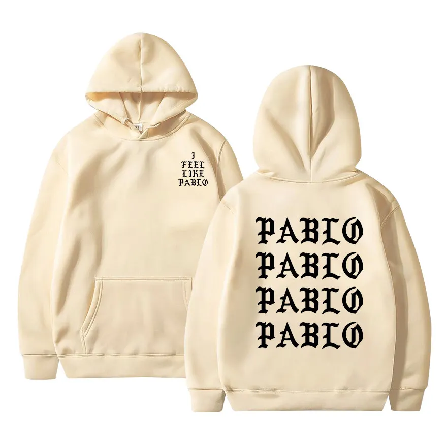 2022 I Feel Like Paul Pablo Kanye West sweat homme hoodies men Sweatshirt Hoodies Hip Hop Streetwear Hoody pablo hoodie 1