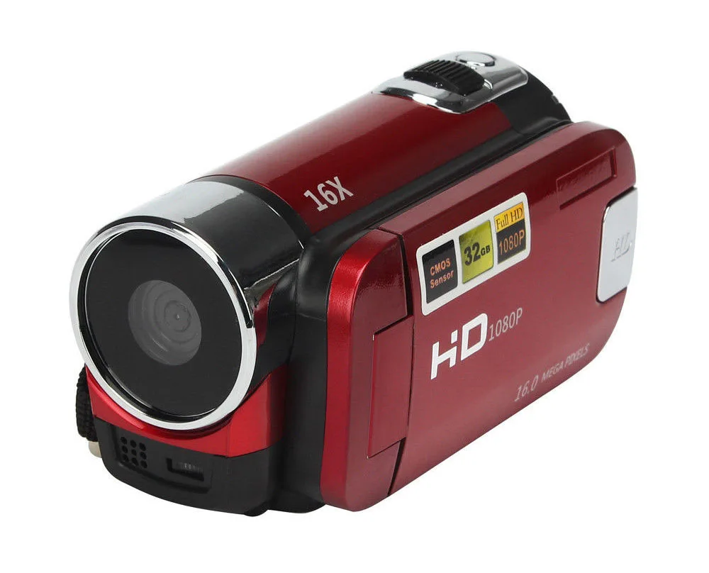 Цифровая видеокамера 6 МП 2 7 дюйма TFT LCD HD 16X с цифровым зумом DV для съемки