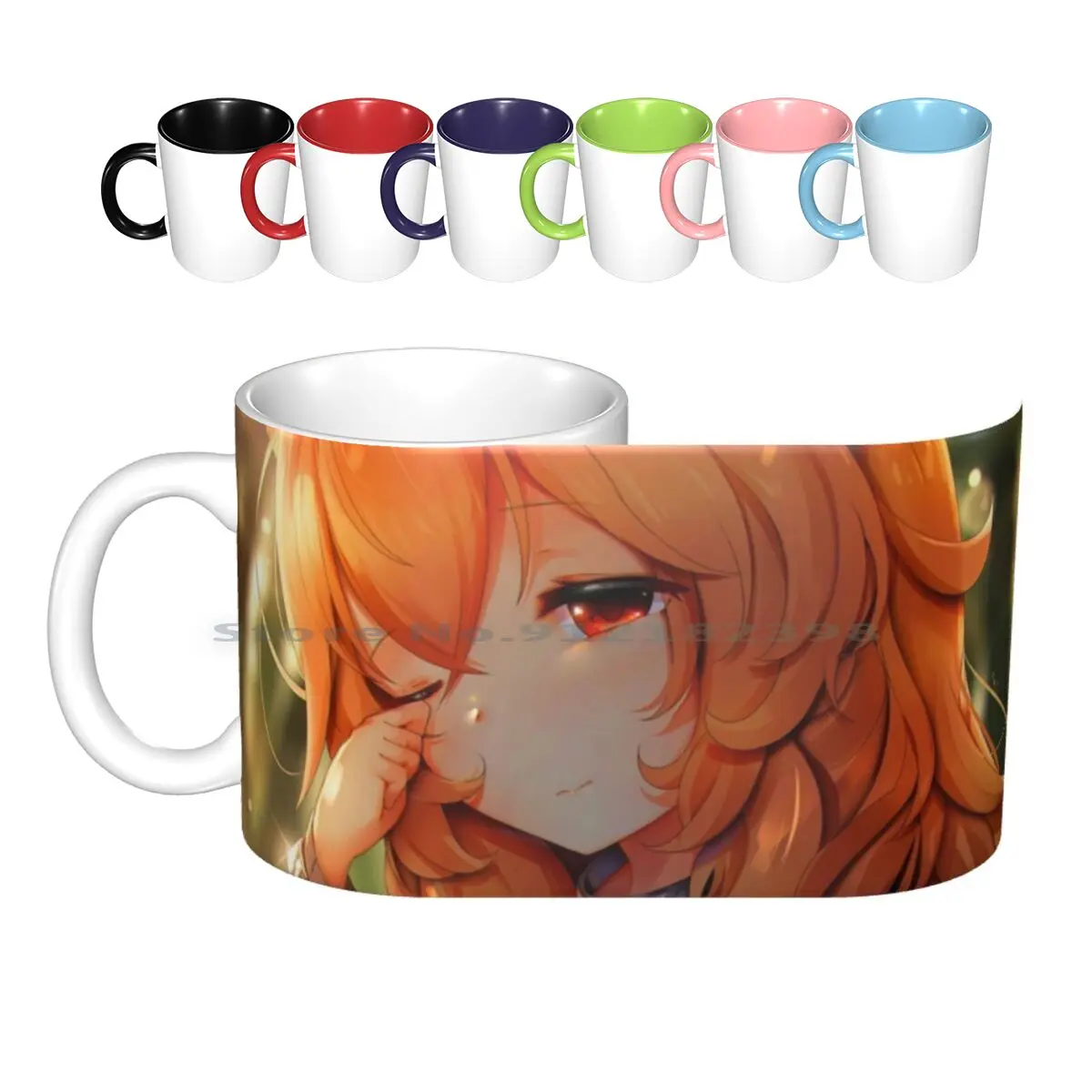 

Керамические кружки Raphtalia с изображением героев из игры The Rising Of The Shield Hero, кофейные чашки, Кружка для молока и чая, аниме The Rising Of The Shield Hero Манг...