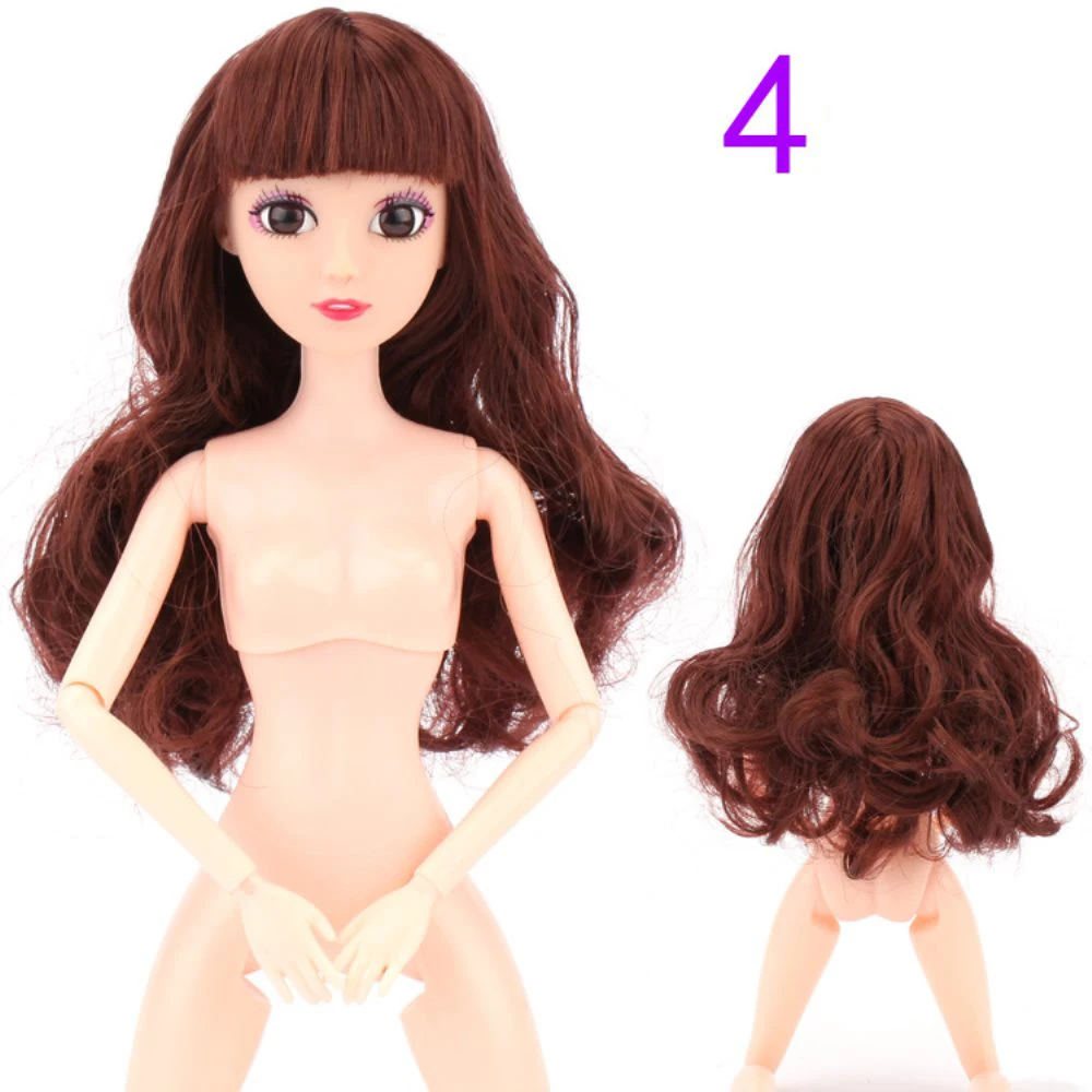 30 см Bjd куклы 12 шарнир подвижная телесная кукла с 3D глазами DIY игрушка для девочек
