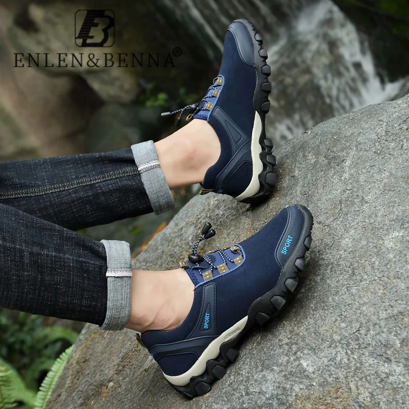 New Hiking Shoes Mens Casual Autumn Comfortable Sneakers Fashion Lightweight Breathable Outdoor Zapatos Hombre | Обувь