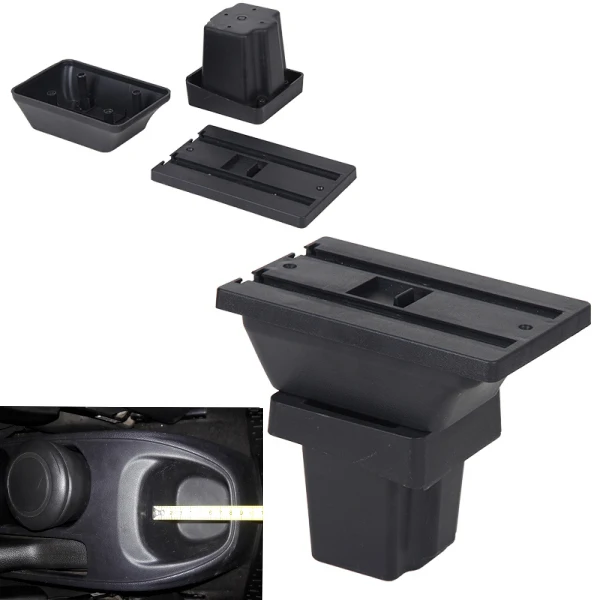 Armrest base Центральная консоль для хранения Prisma подлокотник коробка для chevrolet onix подлокотник вращающийся Кобальт автомобильные аксессуары - Название цвета: Armrest base