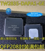2pcs tw2835 dapa1 ge tw2835 qfp lcd ic integrated circuits in stock 100 new and original