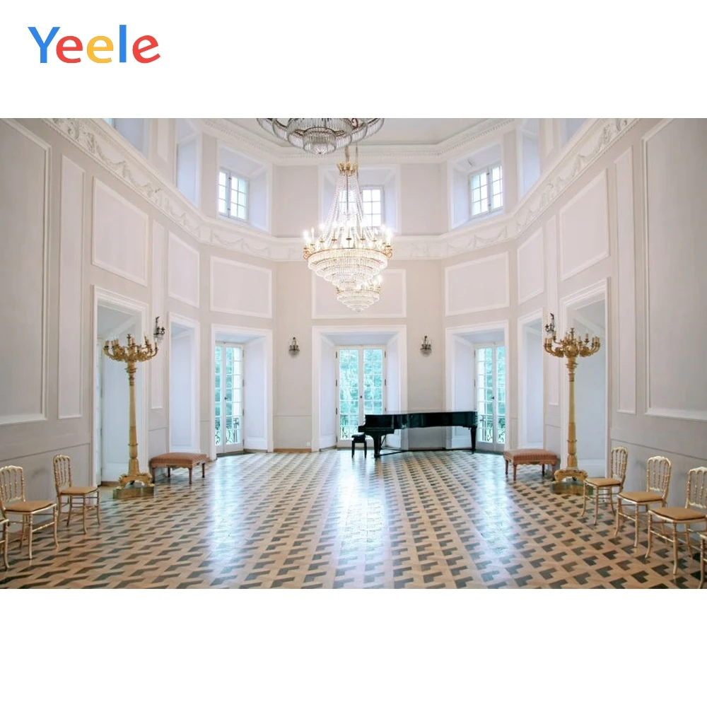 

Living Room Interior Chandelier Window Baby Portrait Wedding Backdrop Photography Backdrops Vinyl Background For Photo Studio