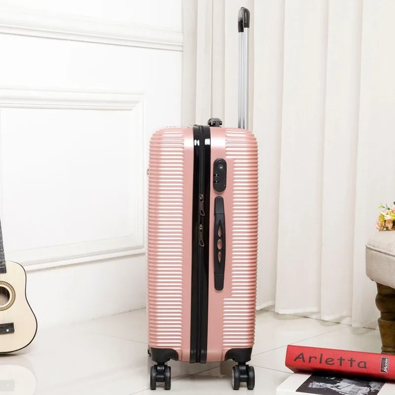 20/24 Inch Rolling Luggage on Wheels ABS+PC Women Travel Suitcase Men Fashion Cabin Travelling Set | Багаж и сумки