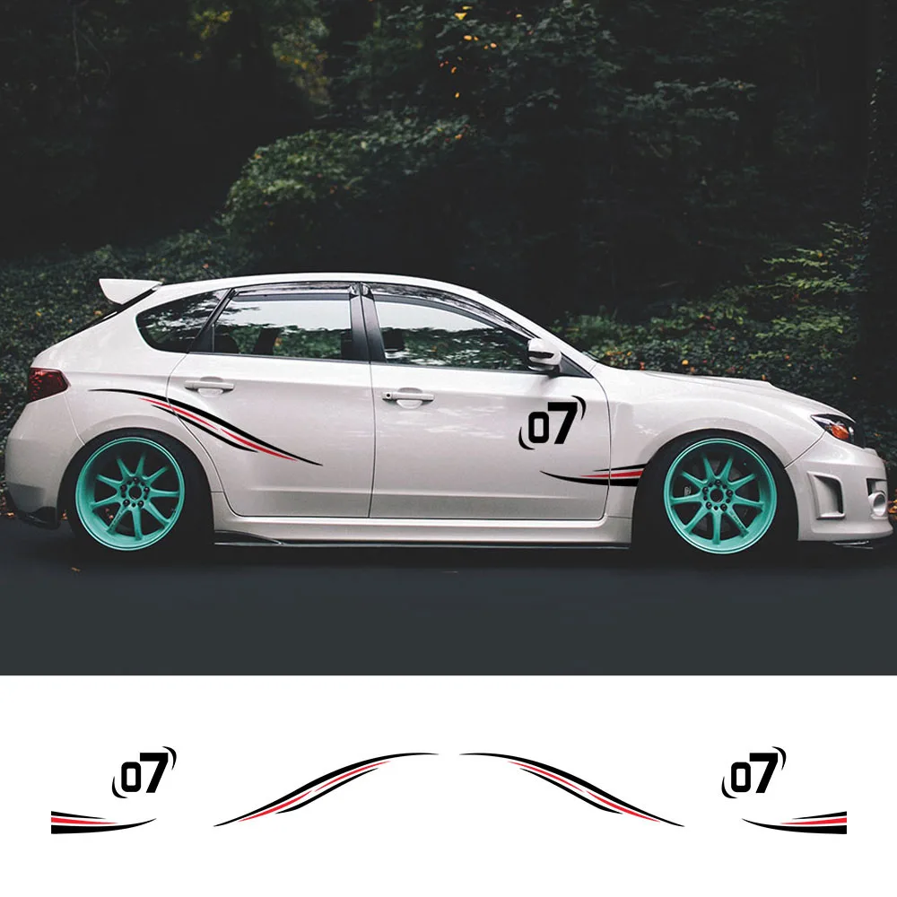 

6PCS Car Stickers For Ford Focus 2 VW Golf 4 Passat B6 BMW E46 Peugeot 206 Audi A4 A3 Toyota Honda Fiat Tuning Auto Accessories