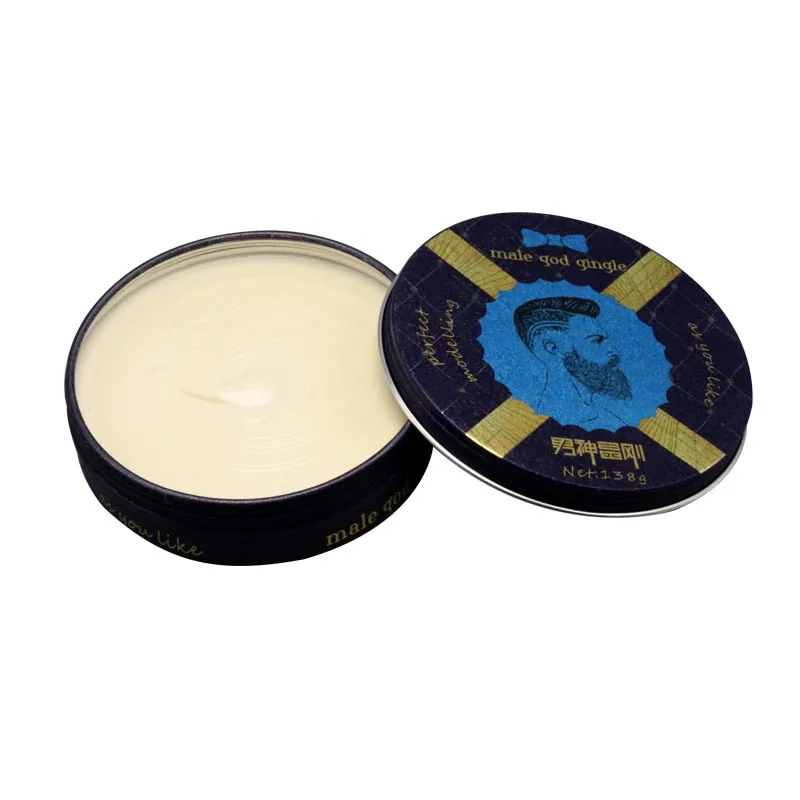 Hair clay Оригинальные пластилиновые помады для волос, матовый грязевой воск для волос, крепкий стиль, долговечный, крутой, унисекс, натуральный серый цвет волос, восковые продукты для укладки - Цвет: Hair clay