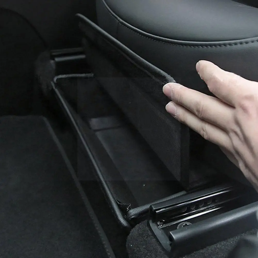 

Ящик для хранения под автомобильное сиденье для модели Tesla Y, органайзеры, передние и задние сиденья, технические Чехлы, аксессуары для салон...