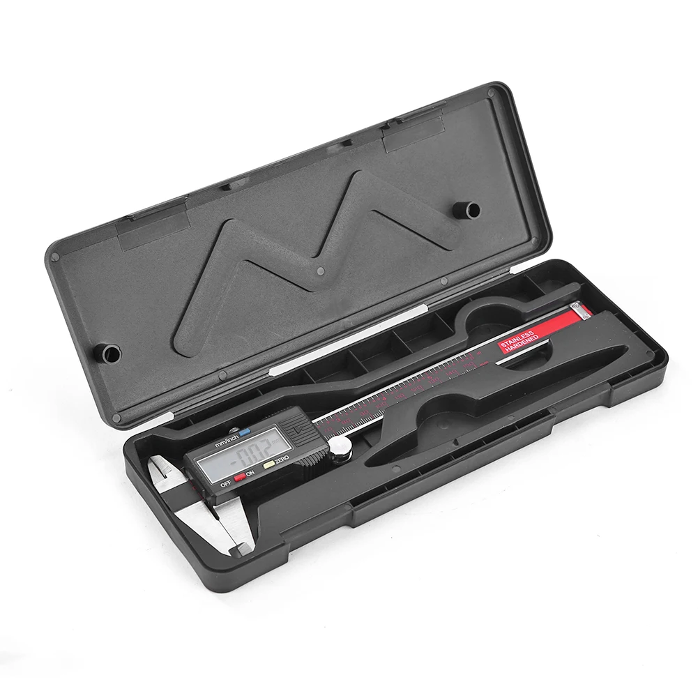 0-150 мм Микрометр Линейка Нержавеющая сталь электронный ЖК-дисплей цифровой