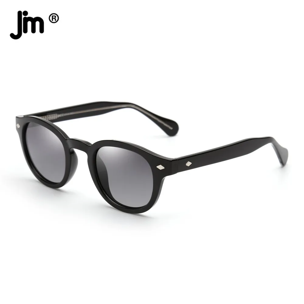 

Retro Round Polarized Sunglasses Men Women Vintage Thicken Frame Candy Color Sun Glasses