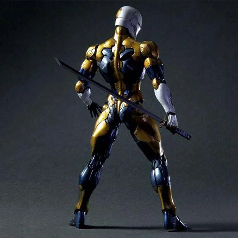 

PA Metal Gear Solid Gray Fox Action Figures Play Arts Models Collectible Toys